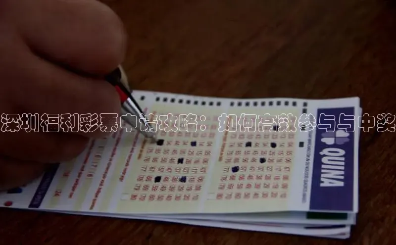 深圳福利彩票申请攻略：如何高效参与与中奖